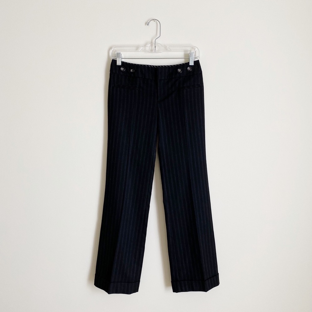 Anthropologie | Cartonnier Black Pinstripe Trouser - Picture 3 of 12